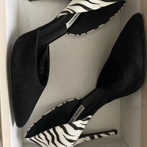 NEW Steve Madden Hynotic Zebra Pumps